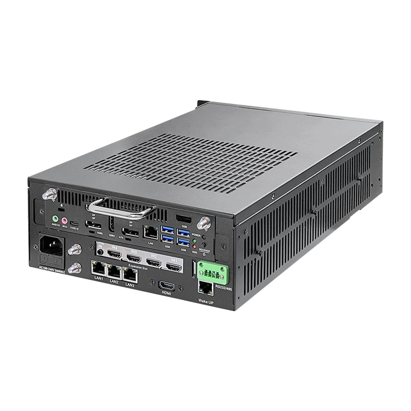 深工SG-BOX 3D多媒體播控終端 后方視圖